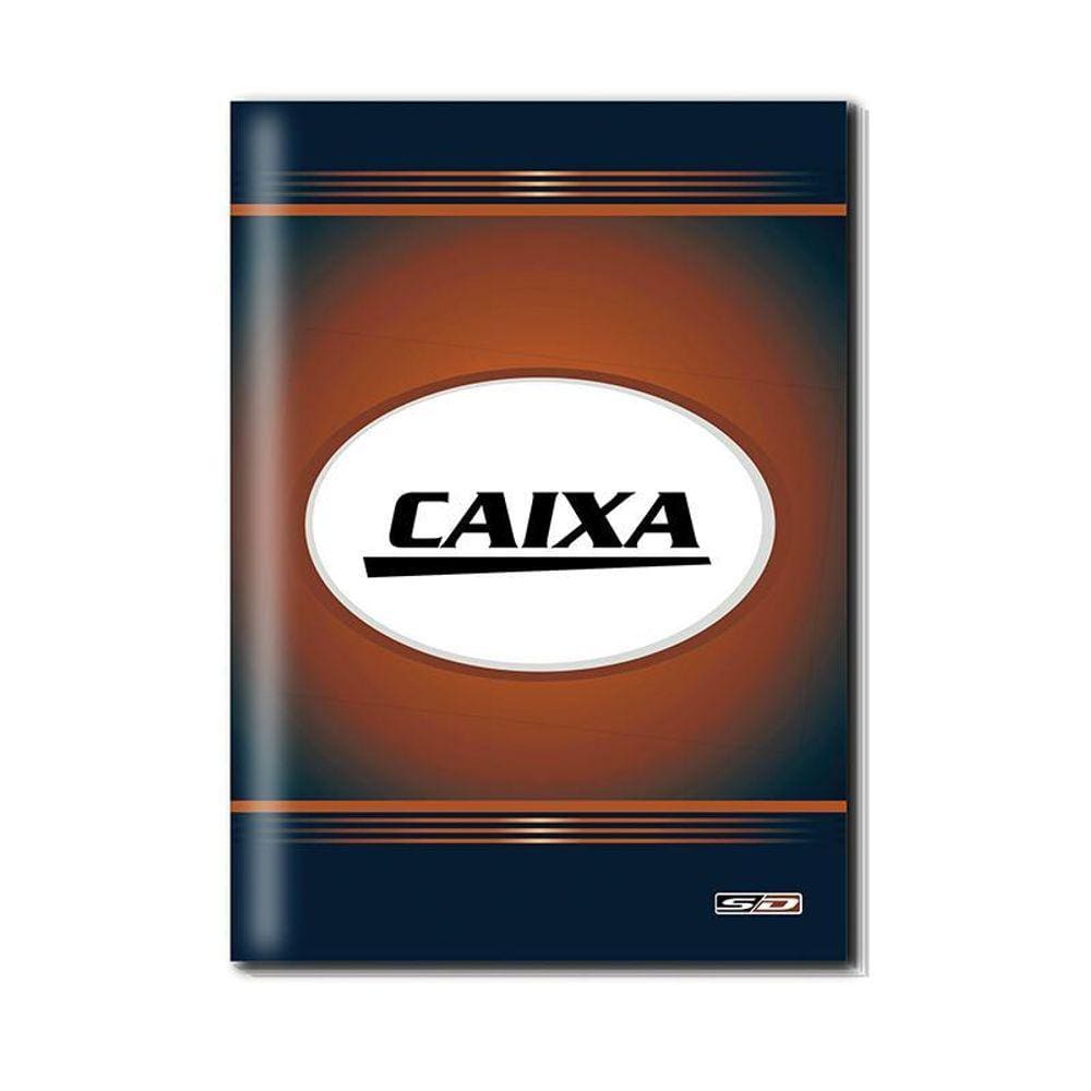 Livro caixa 1/4 com 100 folhas São Domingos