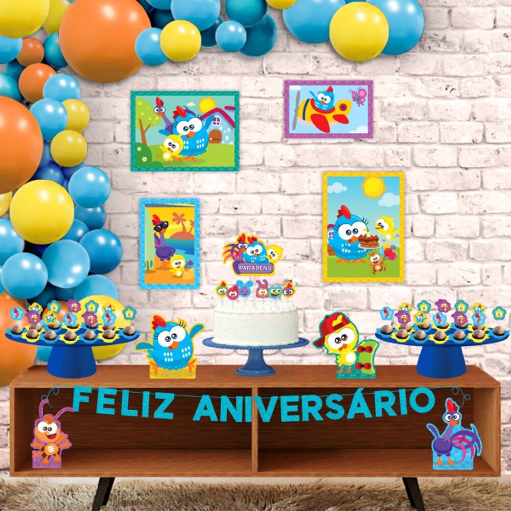 Mini Kit Display Festa Infantil Léo O Caminhão