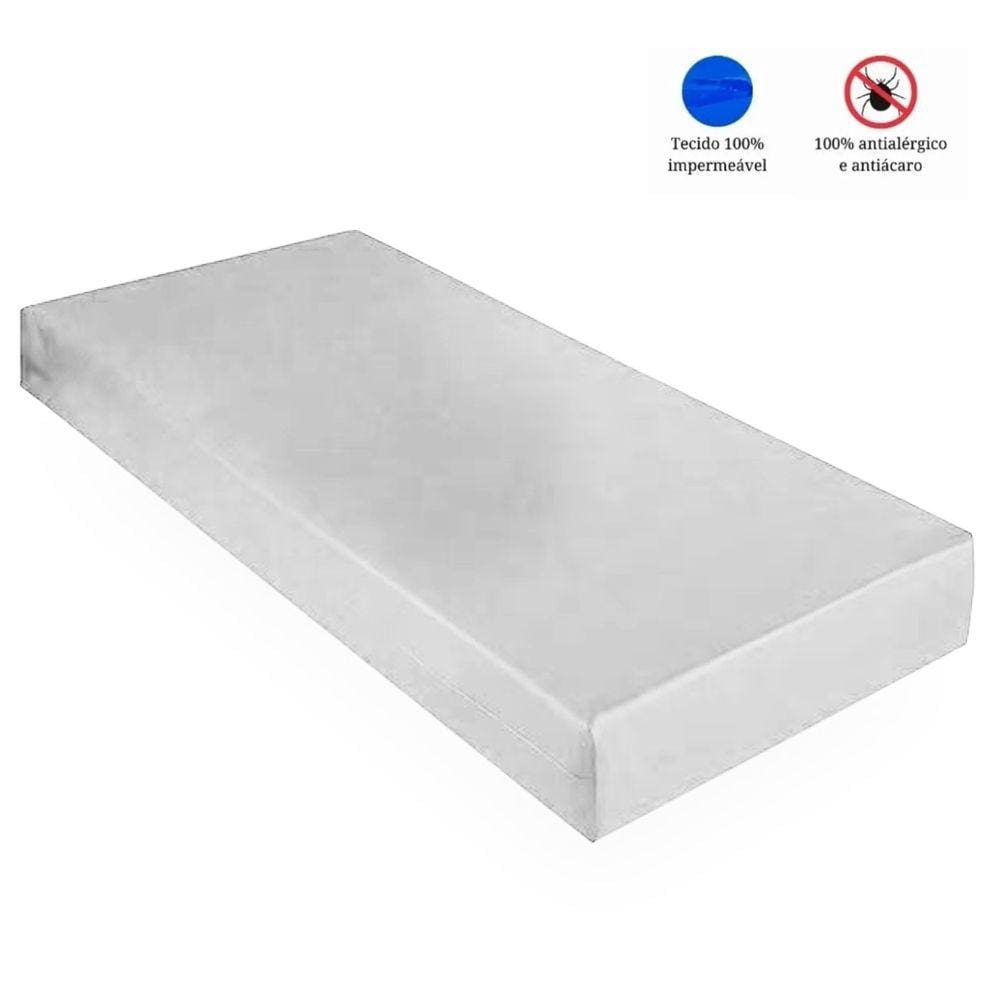 Capa Colchão Solteiro Hospitalar Impermeável 1,90X90X25