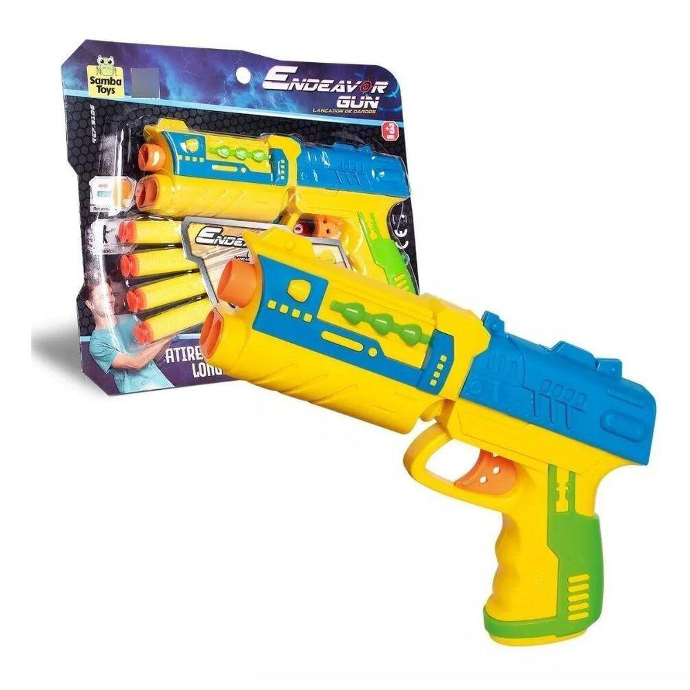 Lançador Dardos Estilo Nerf Metralhadora Arminha Brinquedo