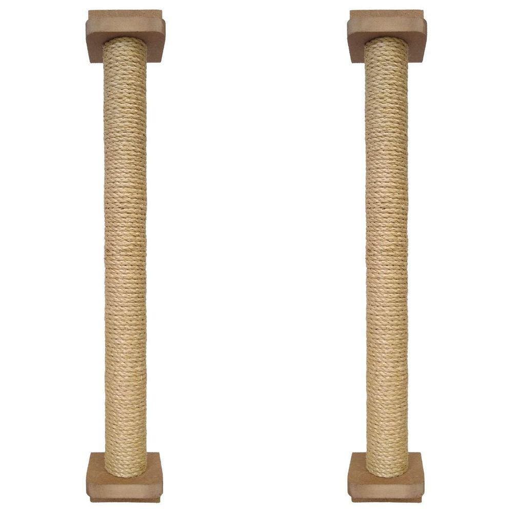Kit 2Un Arranhador Para Gatos De Parede - Sisal 50Mm X 60Cm