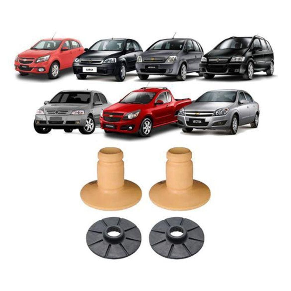 Kit Batente Traseiro Calço Mola Astra Vectra Montana Zafira