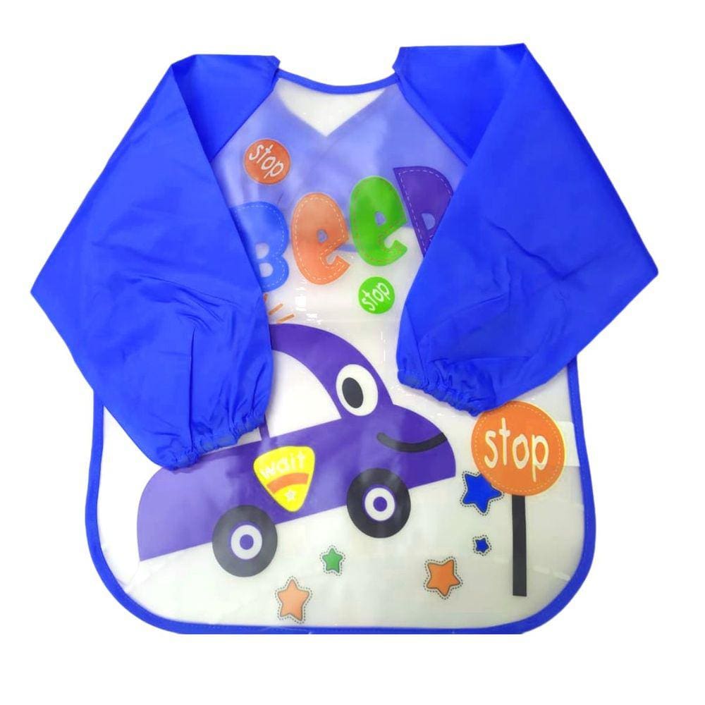 Babador Impermeável com manga 10 Estampas - Color Baby
