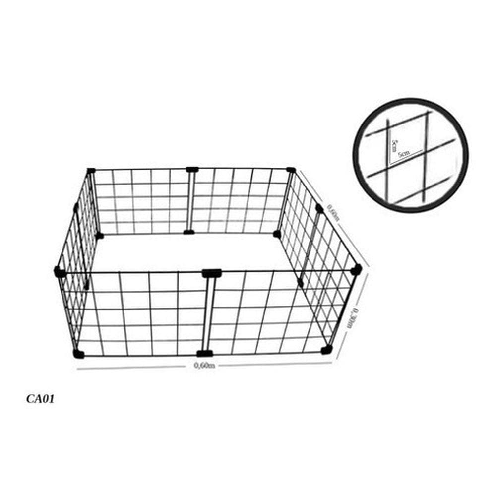 Cercadinho Para Pet Tela Aramada 0,60 X 0,60 X 0,30