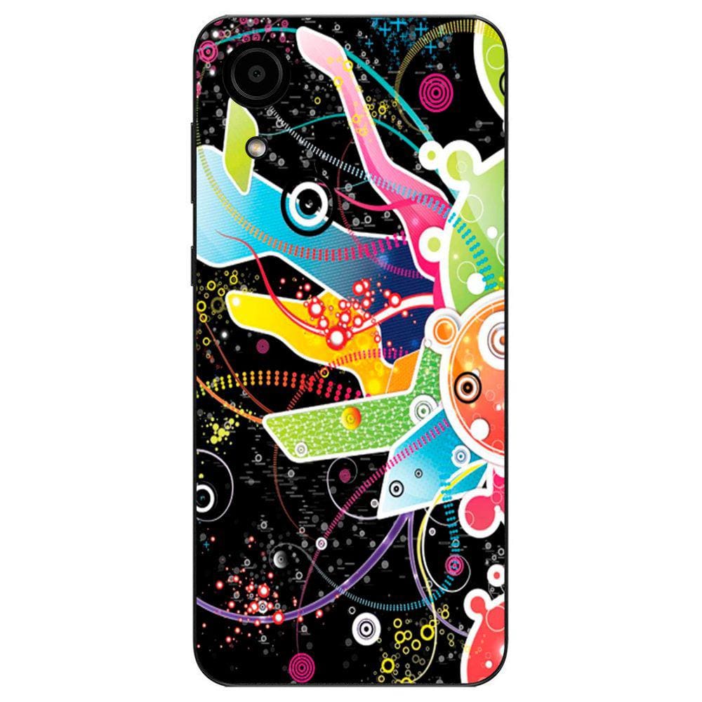 Capa Adesivo Skin058 Verso Para Samsung Galaxy A03 Core