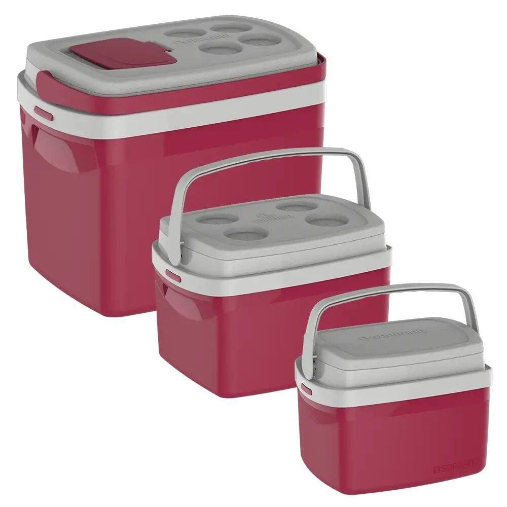 Combo Caixa Térmica 32 L 12 L 5 L Soprano | Extra