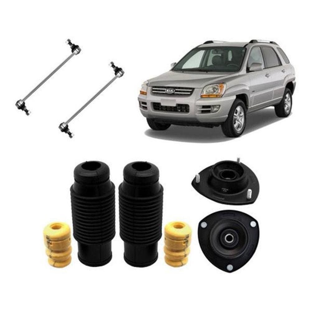 Par Kit Da Suspensão Dianteira Kia Sportage 2006 07 08 09 10
