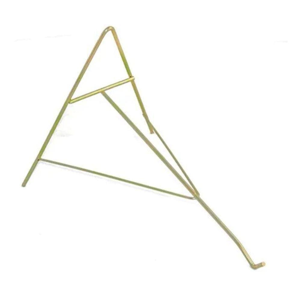 Gancho Suporte Plantas Para Parede 25Cm Dourado Kit Com 6