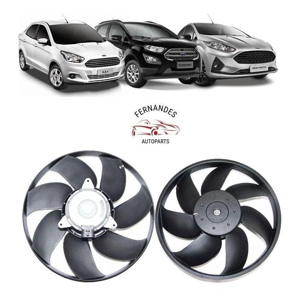 Ventoinha Radiador Com Motor Fiesta 1.5 1.6 2013 2014 2015