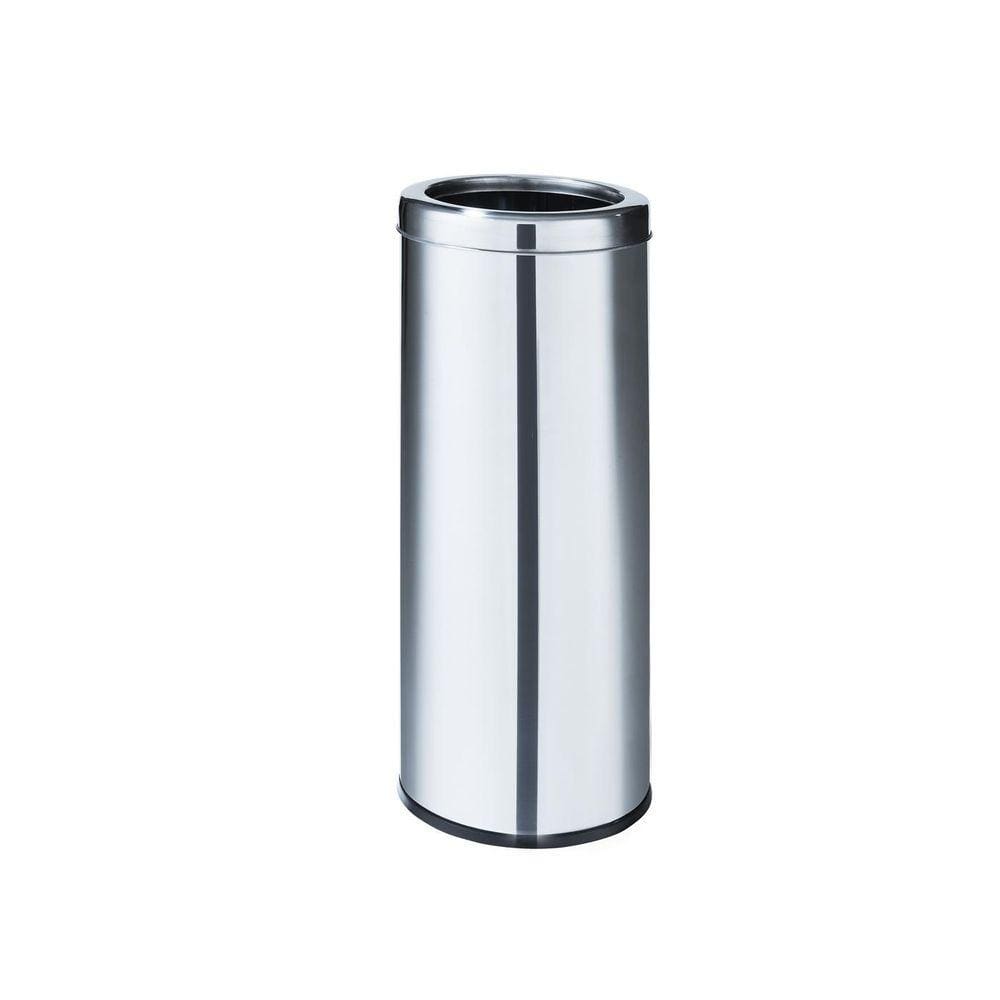 Cesto De Lixo Em Aço Inox 16 Litros Home Lixeira 20Cm Alta
