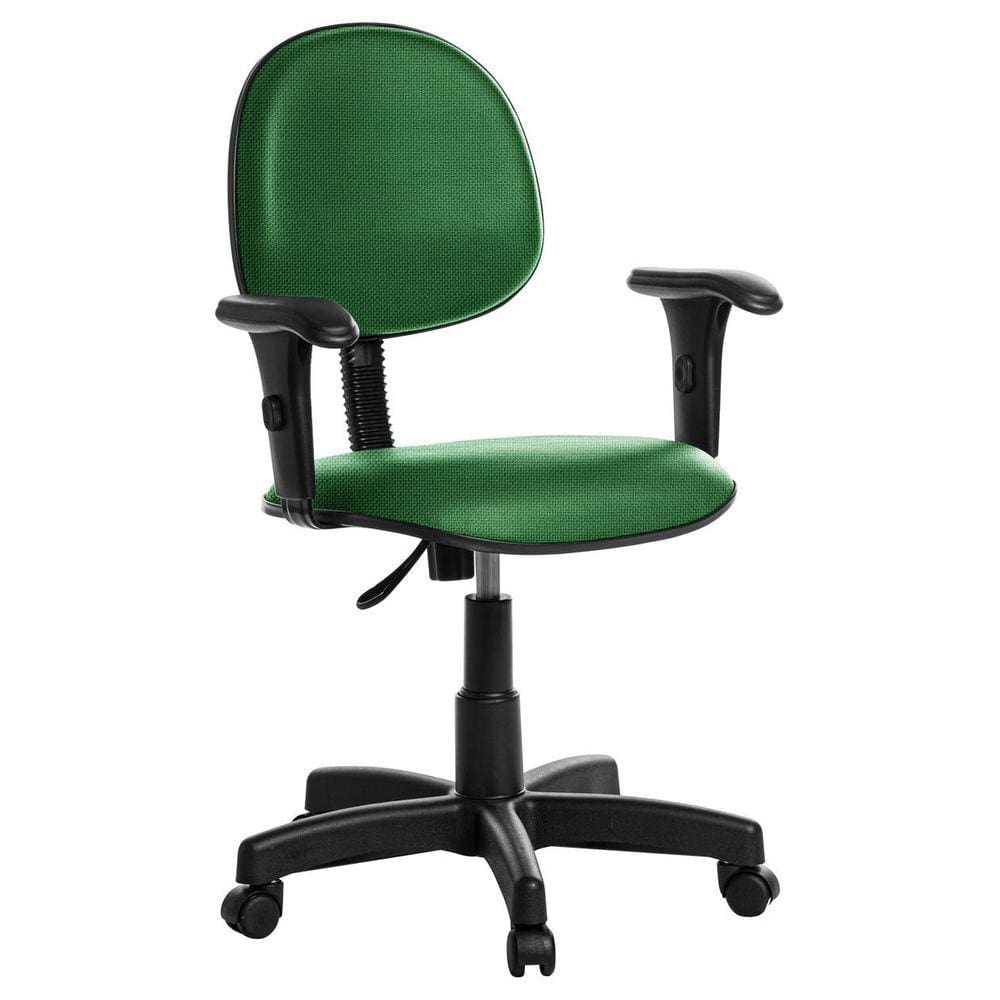 Cadeira De Escritório Executiva Com Braço Rj Cor Verde