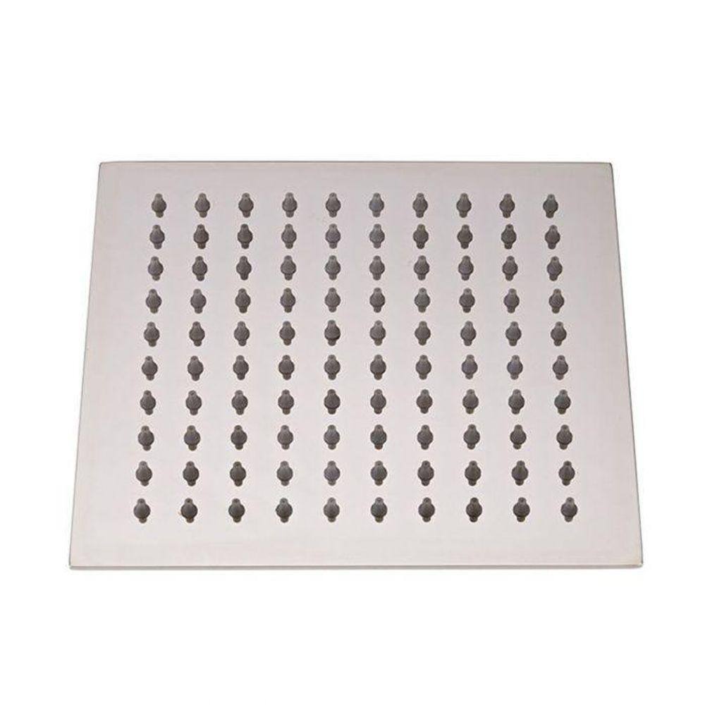 Ducha Inox Ss304 Slim 20X20 Com Braço Quadrado Maximametais