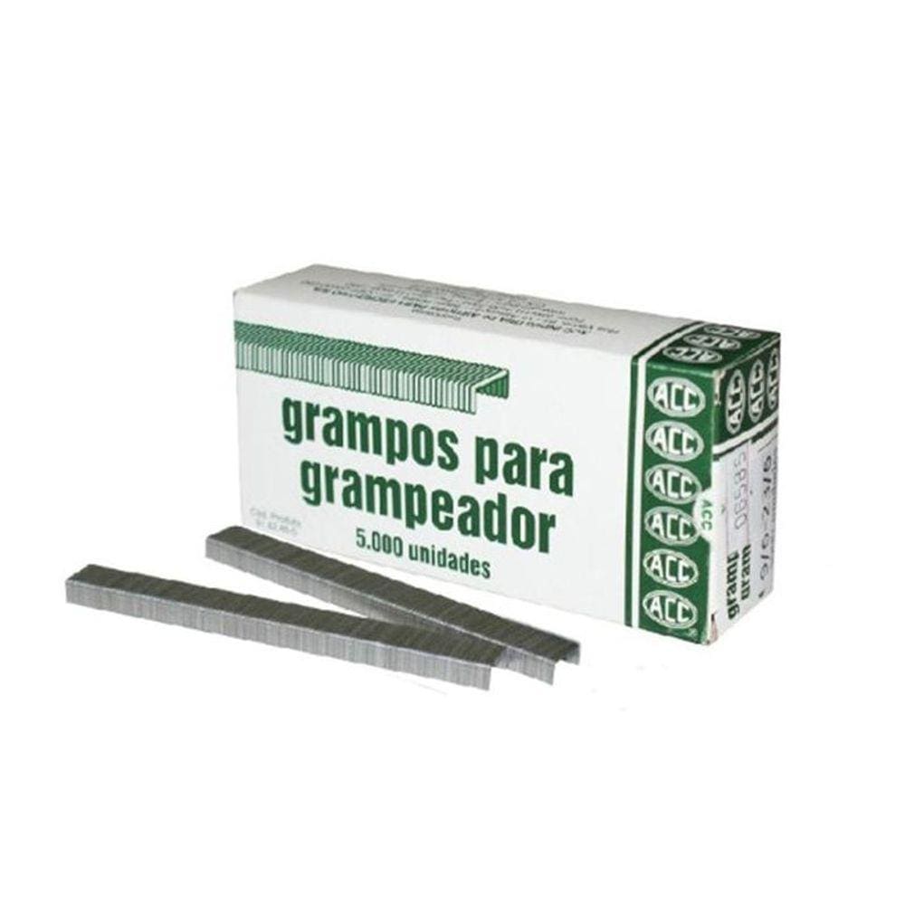Grampo galvanizado 23/6 9/6 com 5000 unidades ACC
