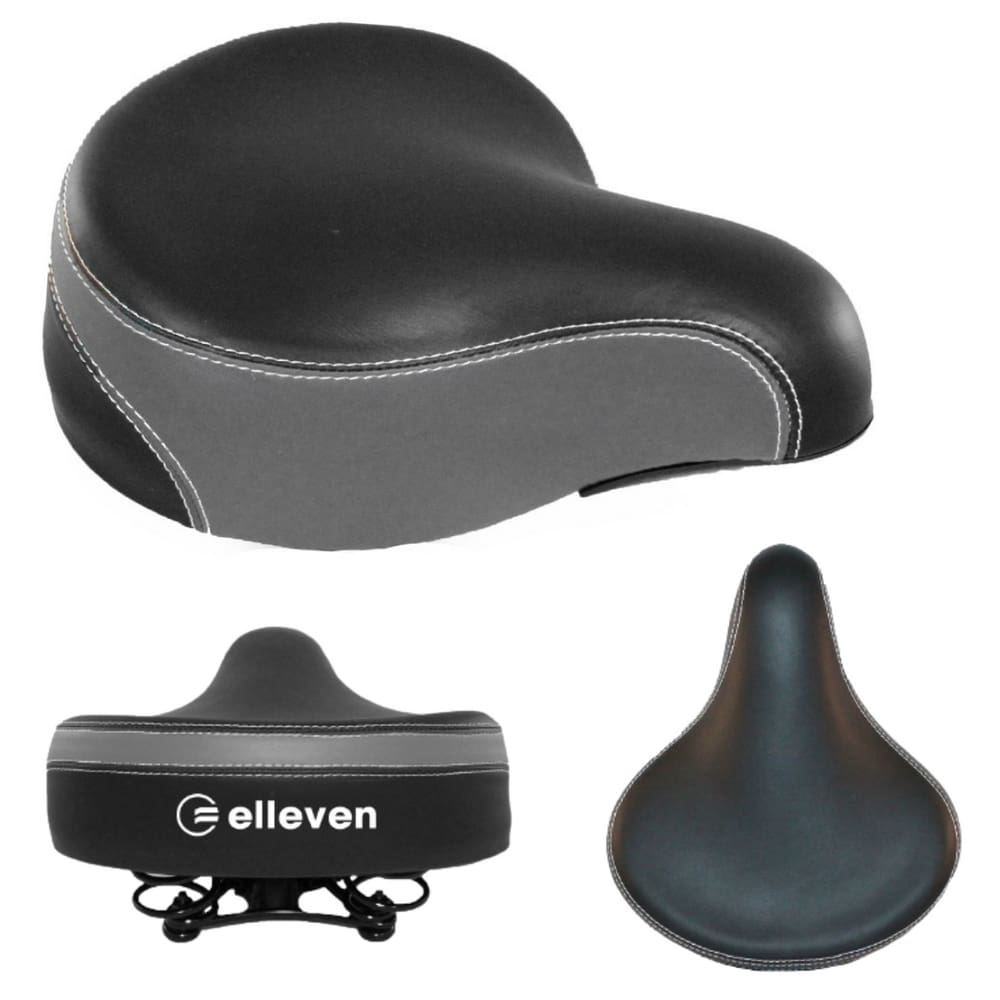 Selim Banco De Bicicleta Beach Bike 2 Molas Praia Preto - Elleven - Super Confortável