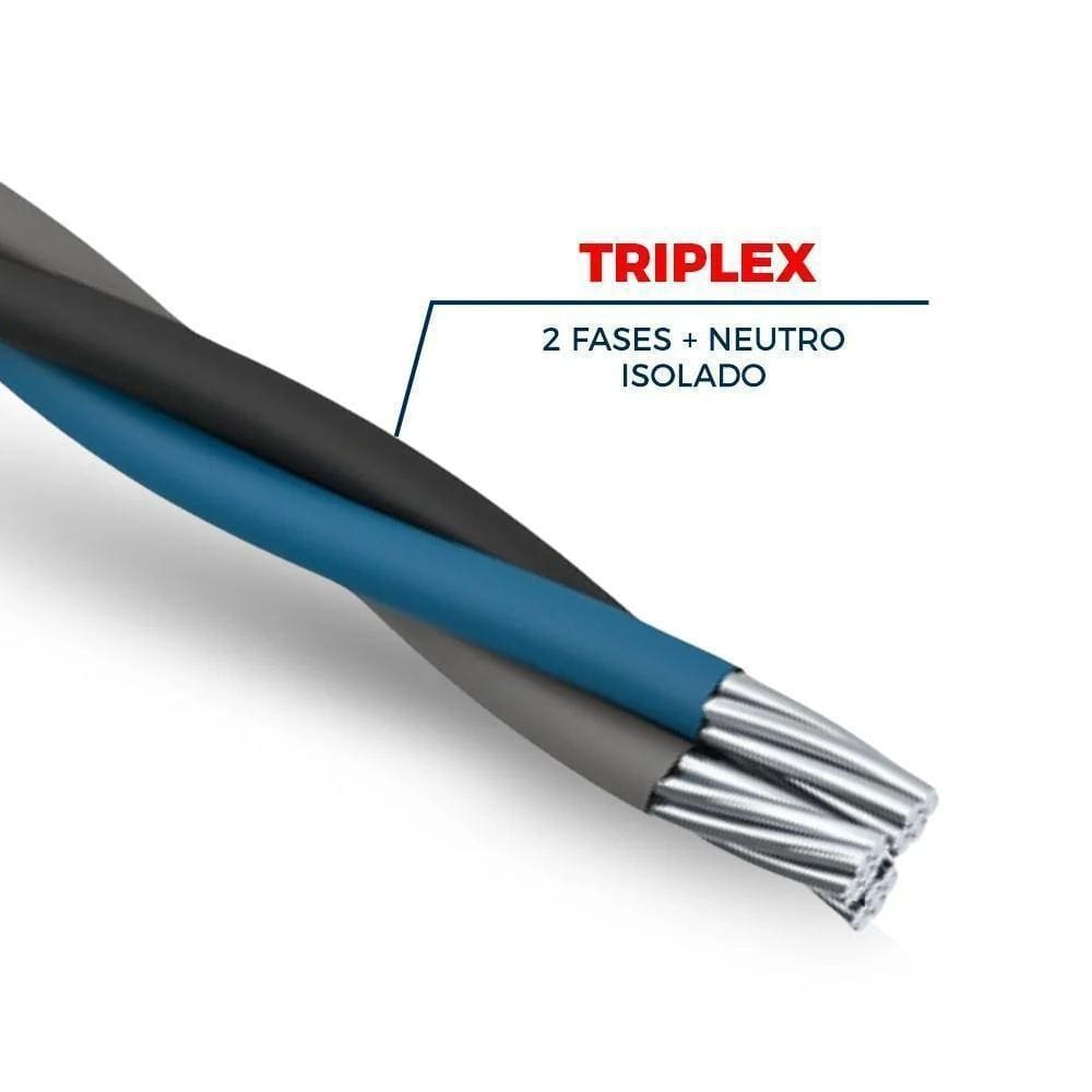 Cabo Aluminio Triplex Isolado 16,0Mm - Rolo 100 Metros