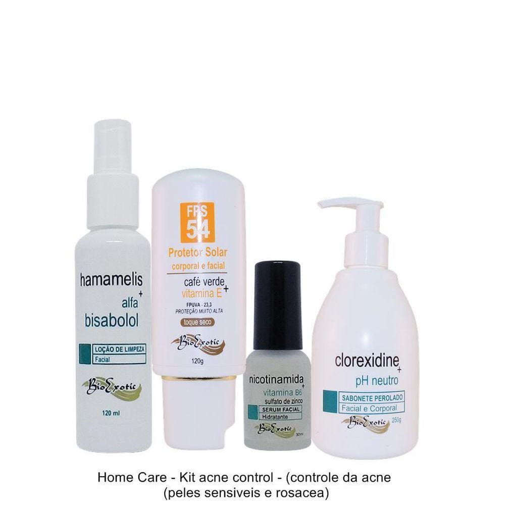 Home Care Acne Control Pele Sensiveis Com Rosácea Bioexotic