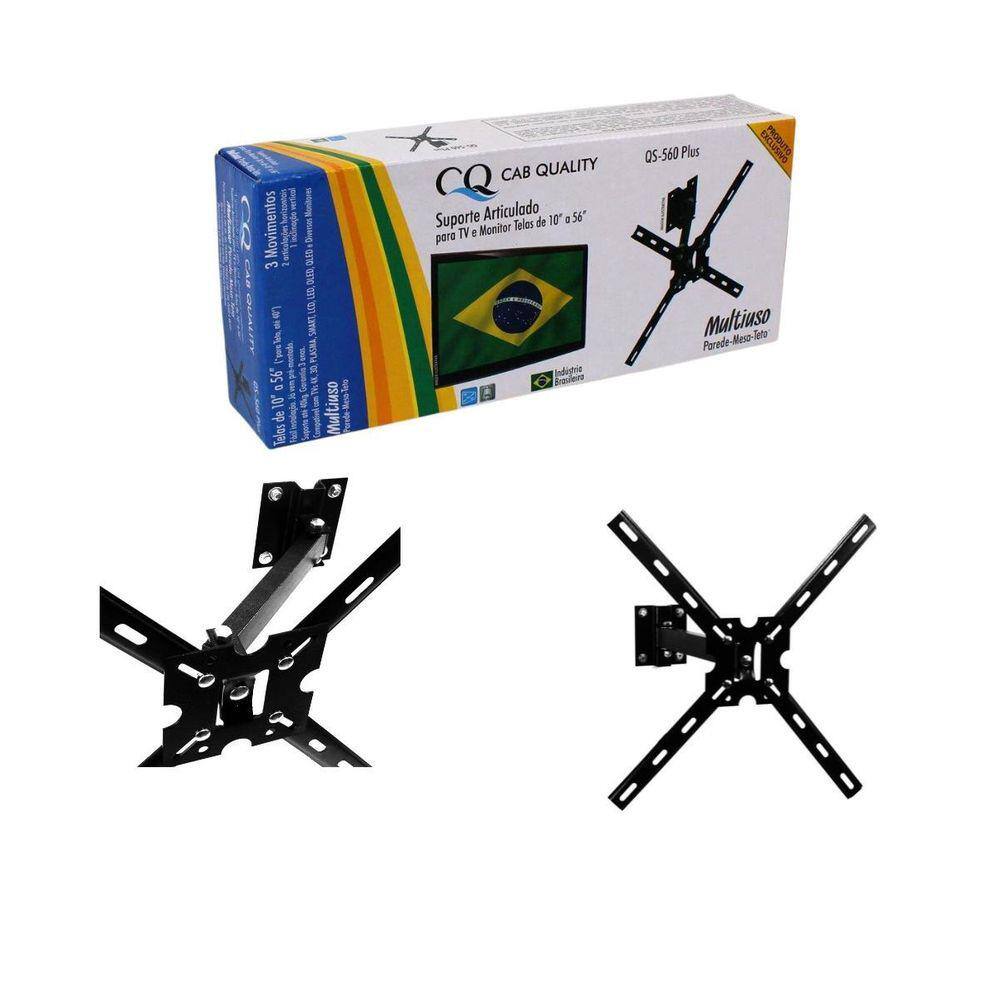 Suporte Articulado 3 Mov Para Tv 50 Crystal Tu8000