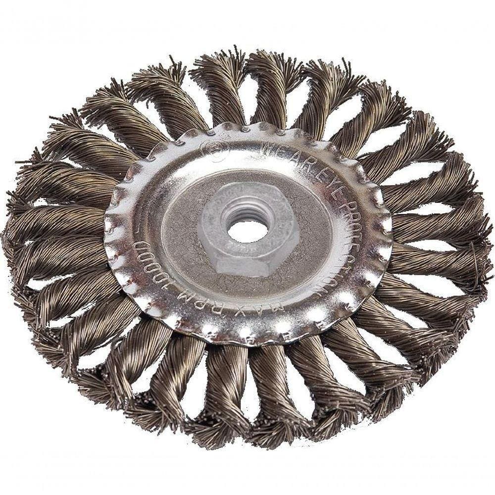 Escova Circular Torcida Aço Carbono 150mm -Belfix