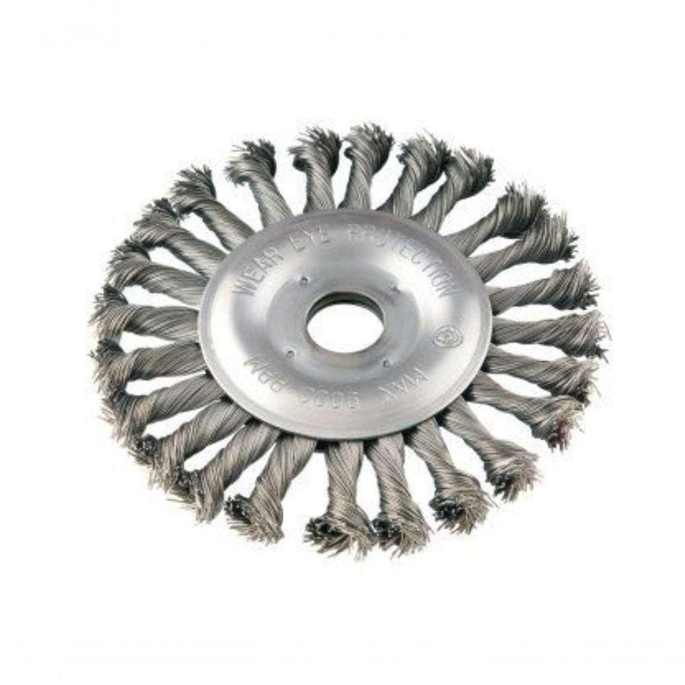 Escova Circular Torcida 7x1/2" Furo 7/8" 9000rpm