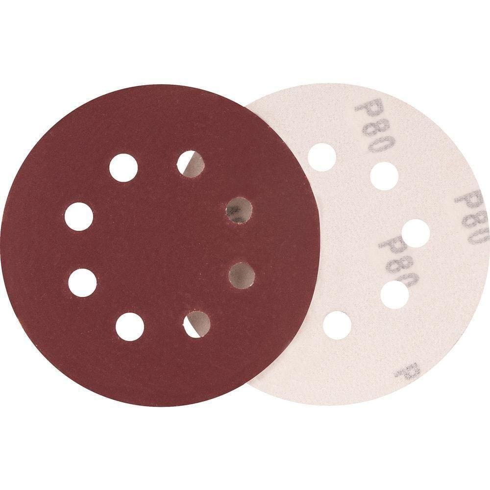 Disco De Lixa C/ Costado Em Pluma 125mm G80 10 Peças Vonder