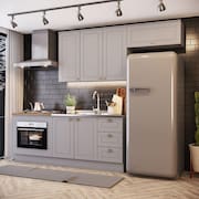 Cozinha 4 Peças Com Módulo De Forno De Embutir Amy Casa 812