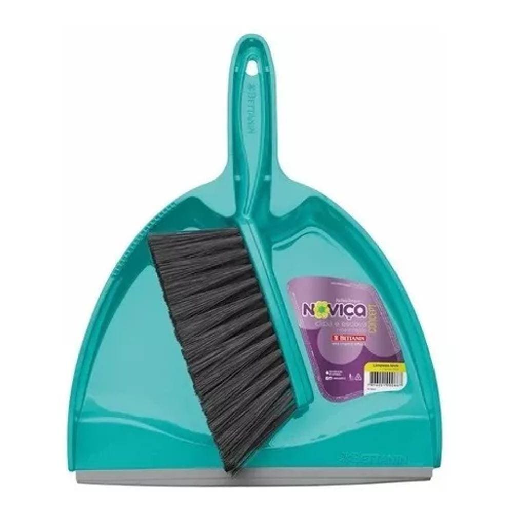 Kit Pá De Lixo Com Escovinha - Azul Tiffany - Bettanin