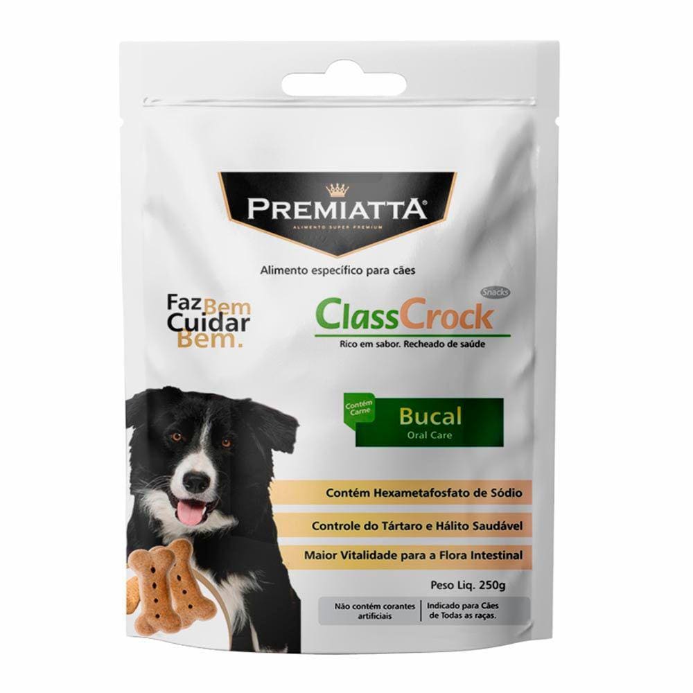 Biscoito Premiatta Caes Classicrock Bucal 250Gr