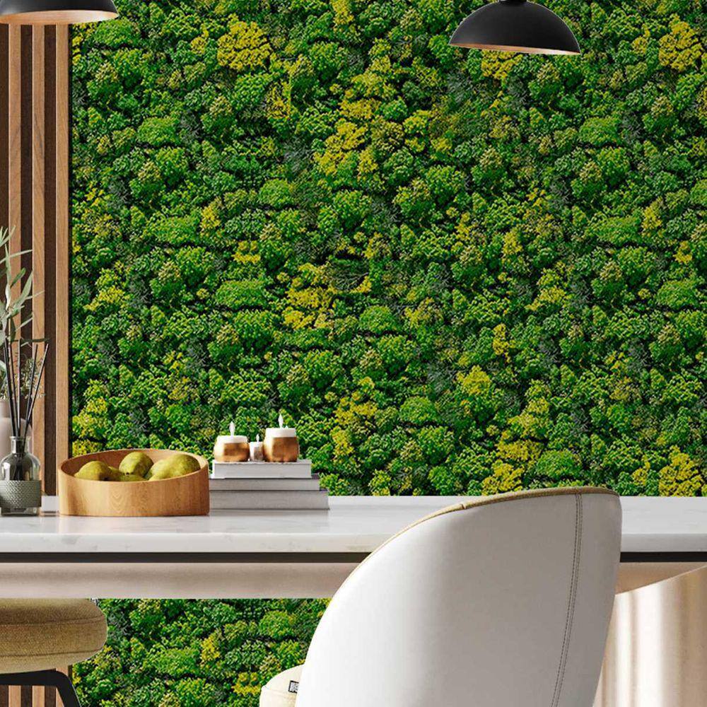 Papel de Parede 9M Floresta tropical Realista Auto Colante selva Natural Paisagem Planta 3d Vinilico