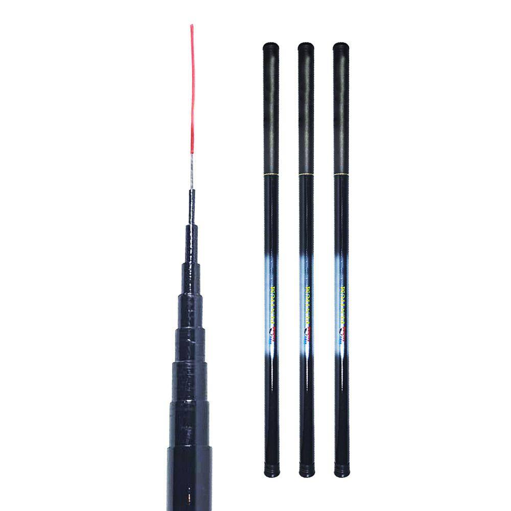 Kit 3 Varas Telescópica Pesca Way Fishing Pentium 3708 3,70m