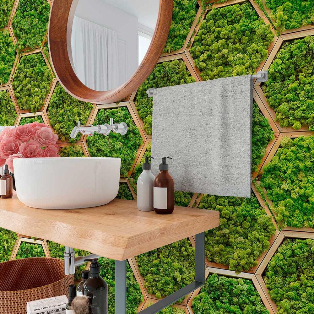 Papel de Parede 9M Tapete de Musgo 3d Verde Estilo Jardim Artificial Adesivo Tropical Auto Colante