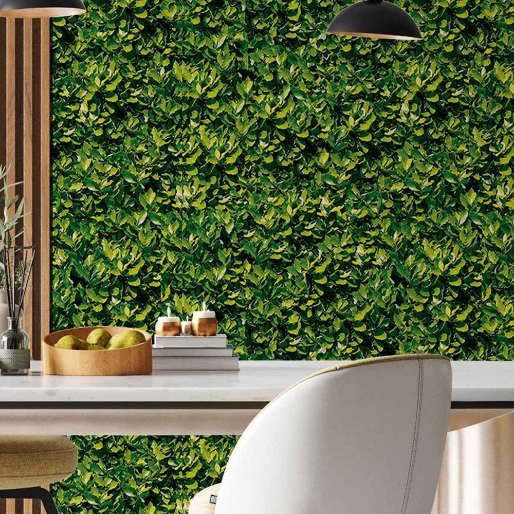 Papel de Parede 18M Adesivo Estilo Painel Decorativo Flores Tropicais 3d Vinilico Paisagem Natural Auto Colante