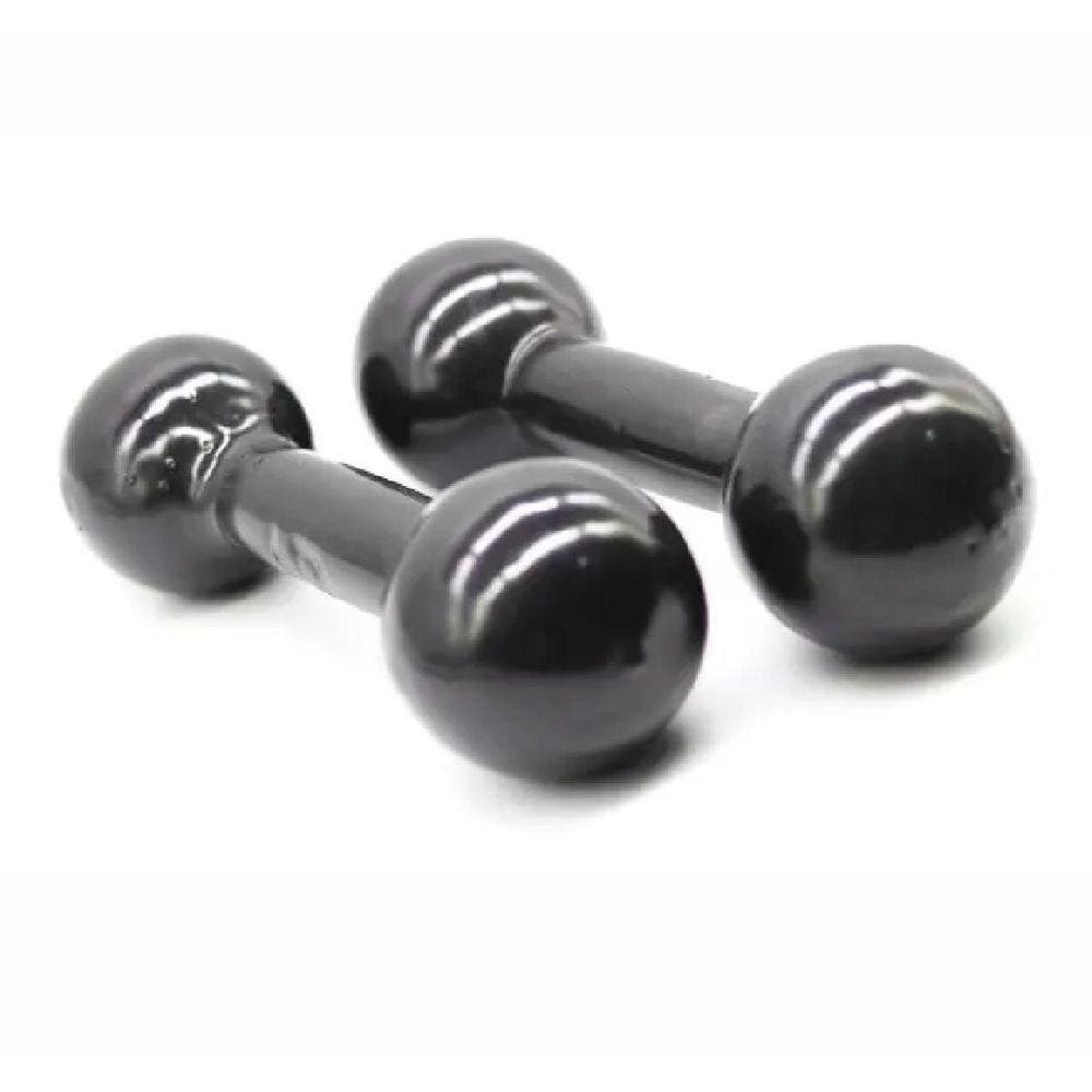 Par De Caneleira De Peso Profissional De 3 Kg + Halter 3 Kg
