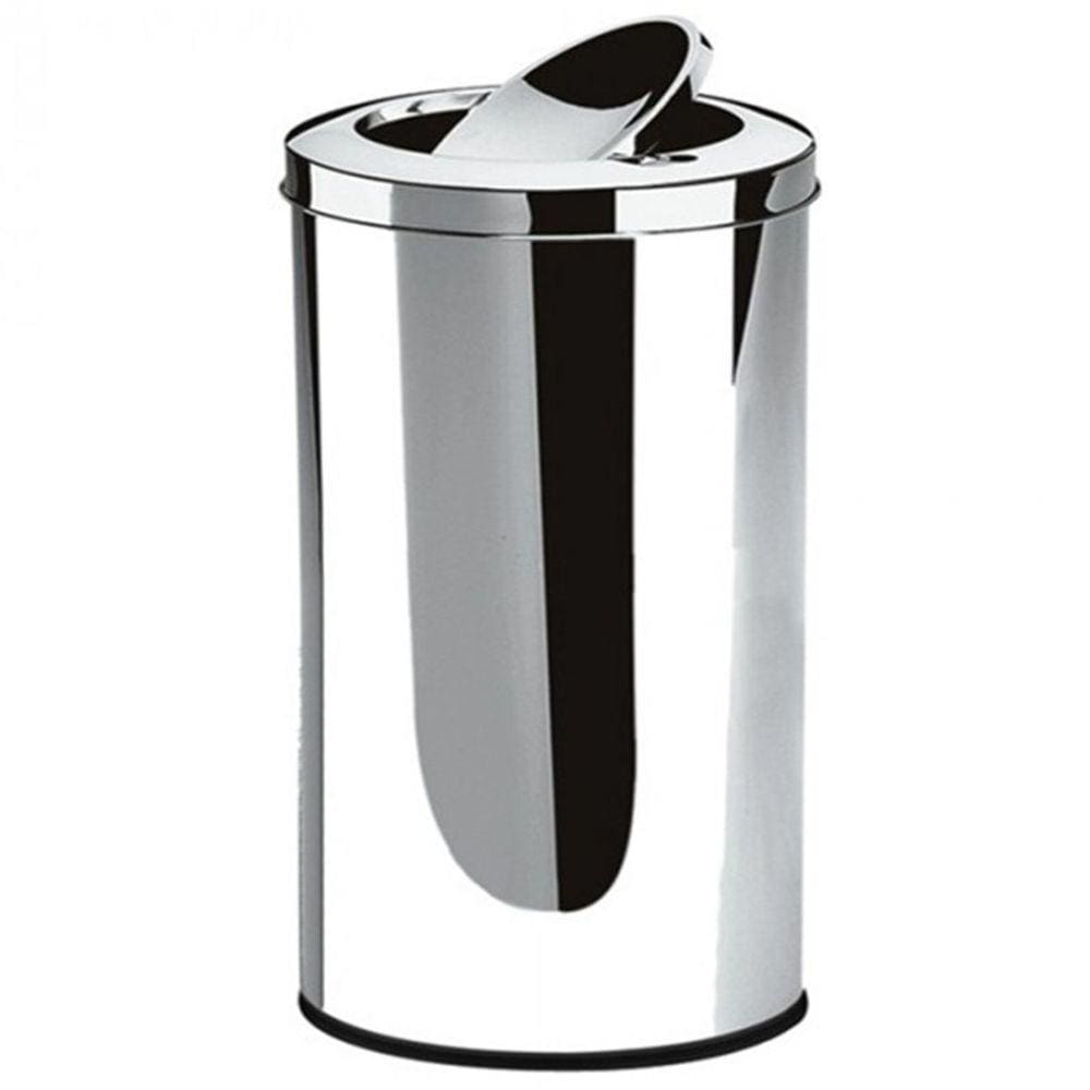 Lixeira Inox 9,1 Litros Com Tampa Basculante - Martinazzo