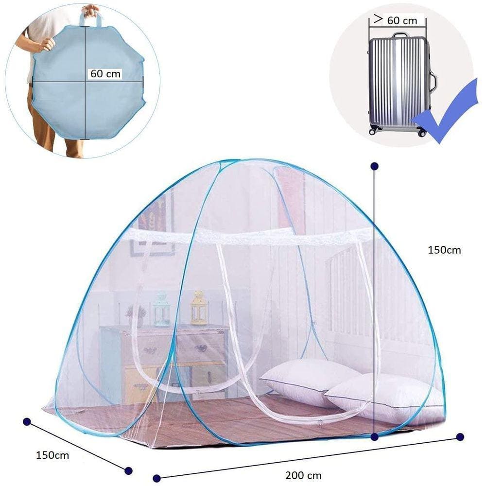 Mosquiteiro Tenda Cama Casal Dobrável Pratico E Portátil
