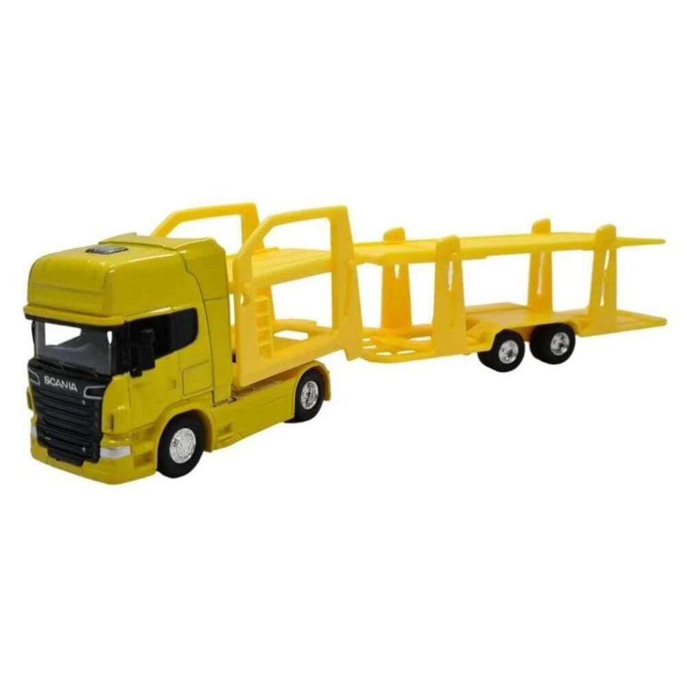 Mini Caminhão de brinquedo Scania a Bateria 2 Canais + Bateria Extra (