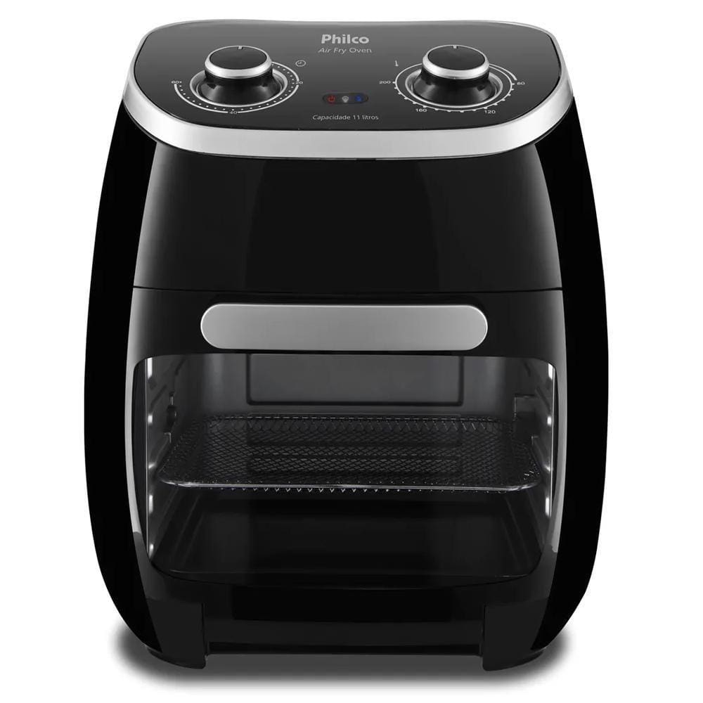 Fritadeira Sem Óleo Air fryer EOS Chef Gourmet 4 Litros Preto com Cinza  EAF40S 110V