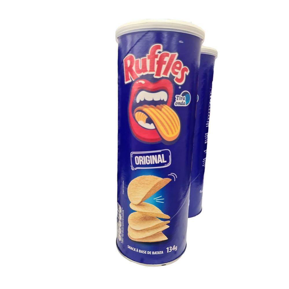 Biscoitos Salgadinhos Elma Chips cheetos requeijão Caixa c/ 50un