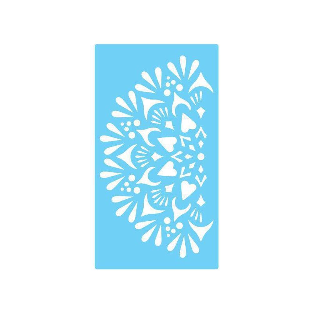 Stencil De Parede Mandala - 55 X 100Cm - Ref 463