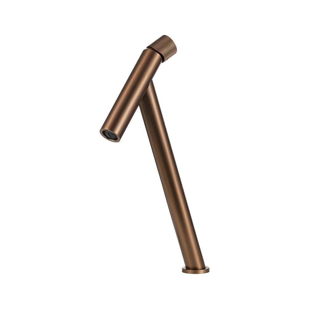 Torneira Para Banheiro Misturador Monocomando Bica Alta Puiú Pingoo.casa - Dourado Rose