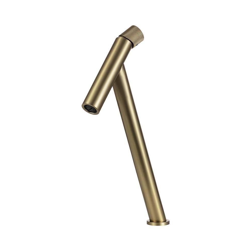 Torneira Para Banheiro Misturador Monocomando Bica Alta Puiú Pingoo.casa - Dourado