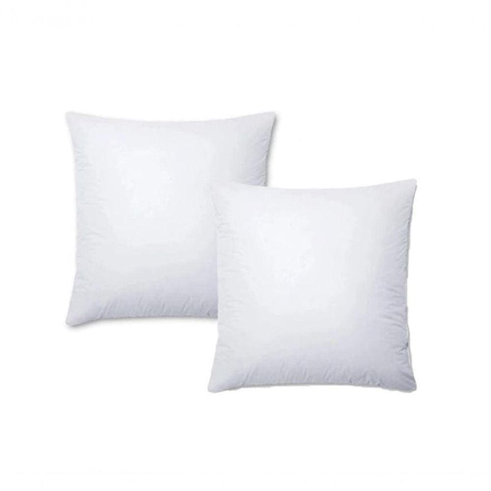 Jogo Enchimento Almofada 45X45 Fibra Silicone Premium 2 Pç