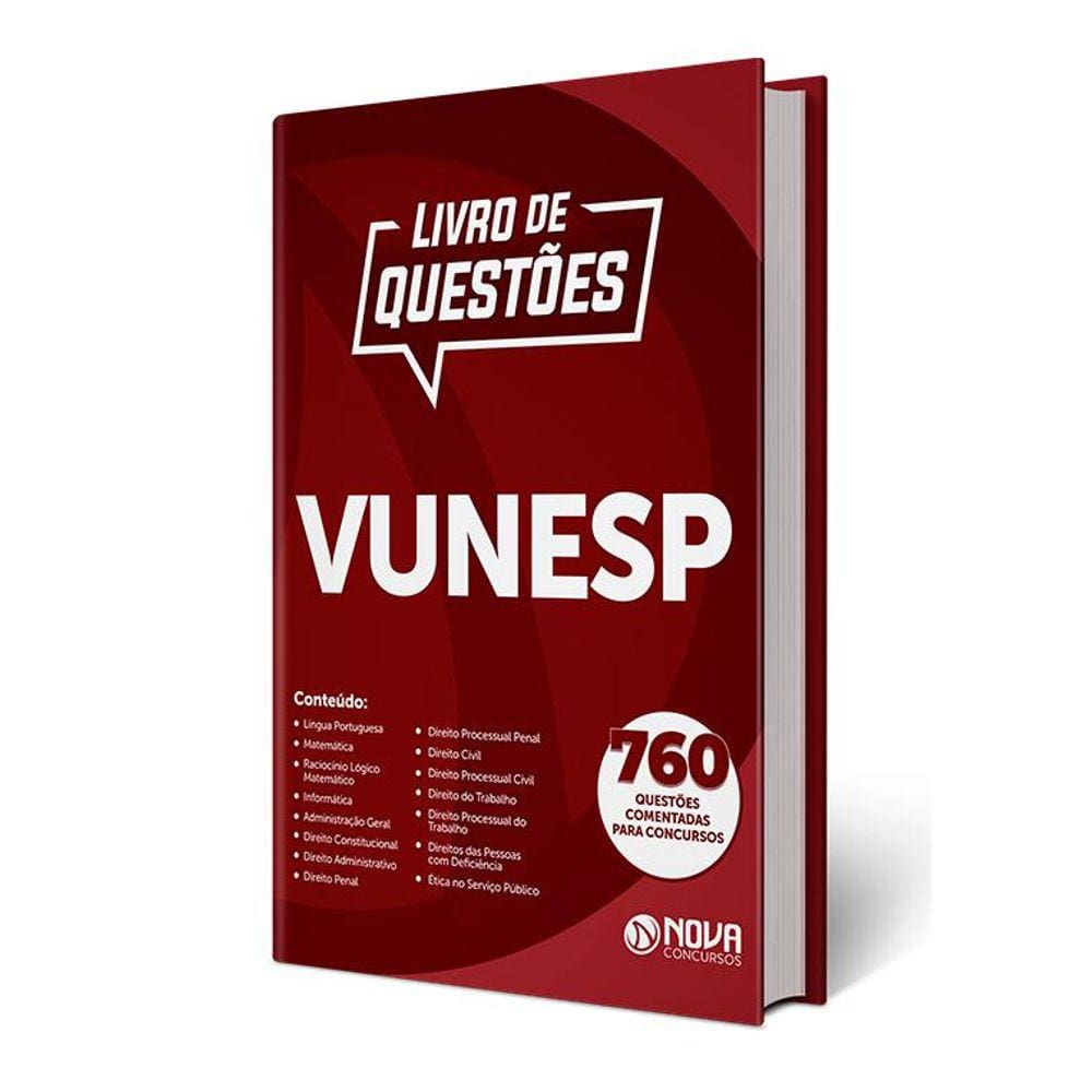 Livro de Questões Vunesp 2019