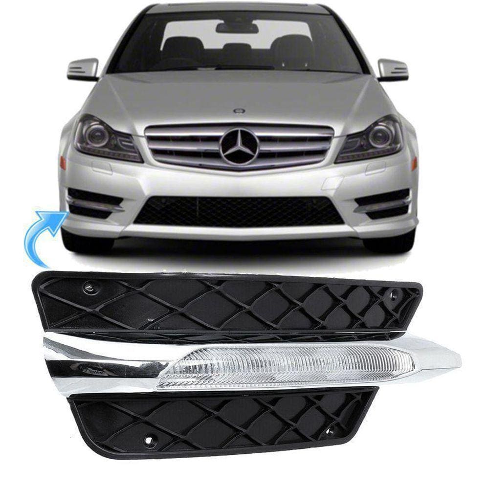 Farol Milha Led Mercedes C180 C200 C250 C300 C350 2011 2014