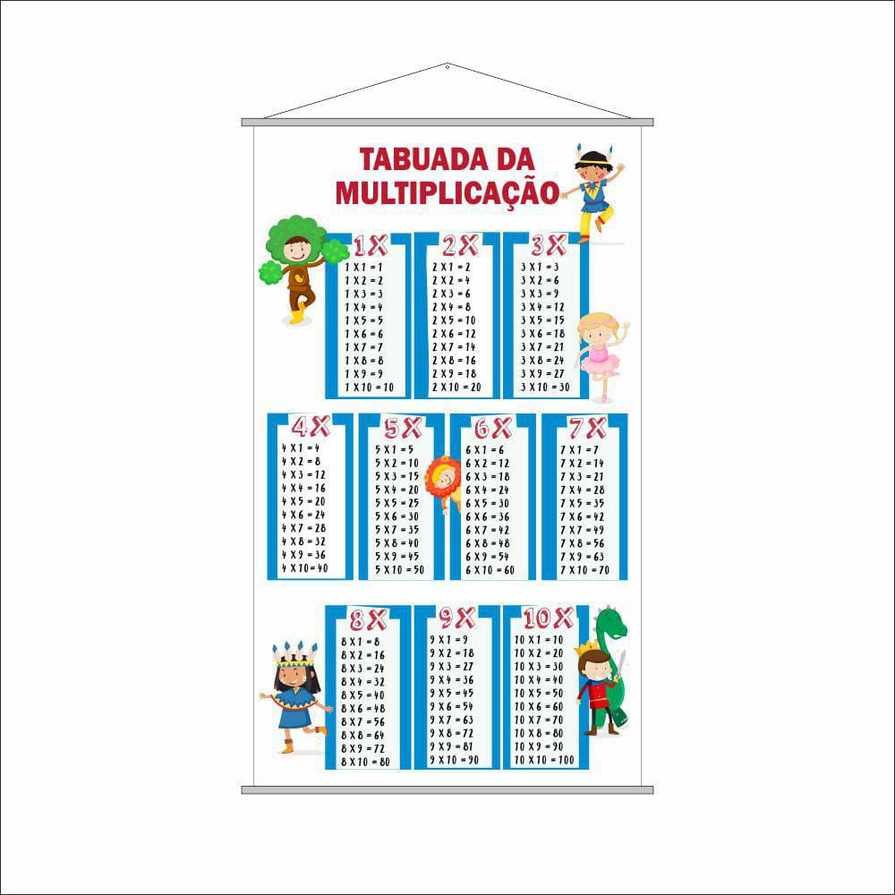 Jogo Educativo Tabuada Divertida Com 160 Peças - Tóia