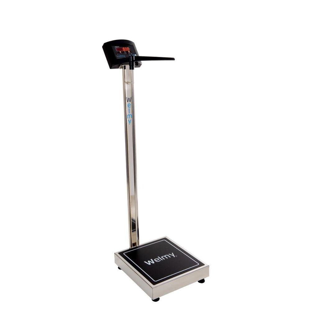 Balança Premium Digital Com Antropômetro W200/50A Inox Welmy