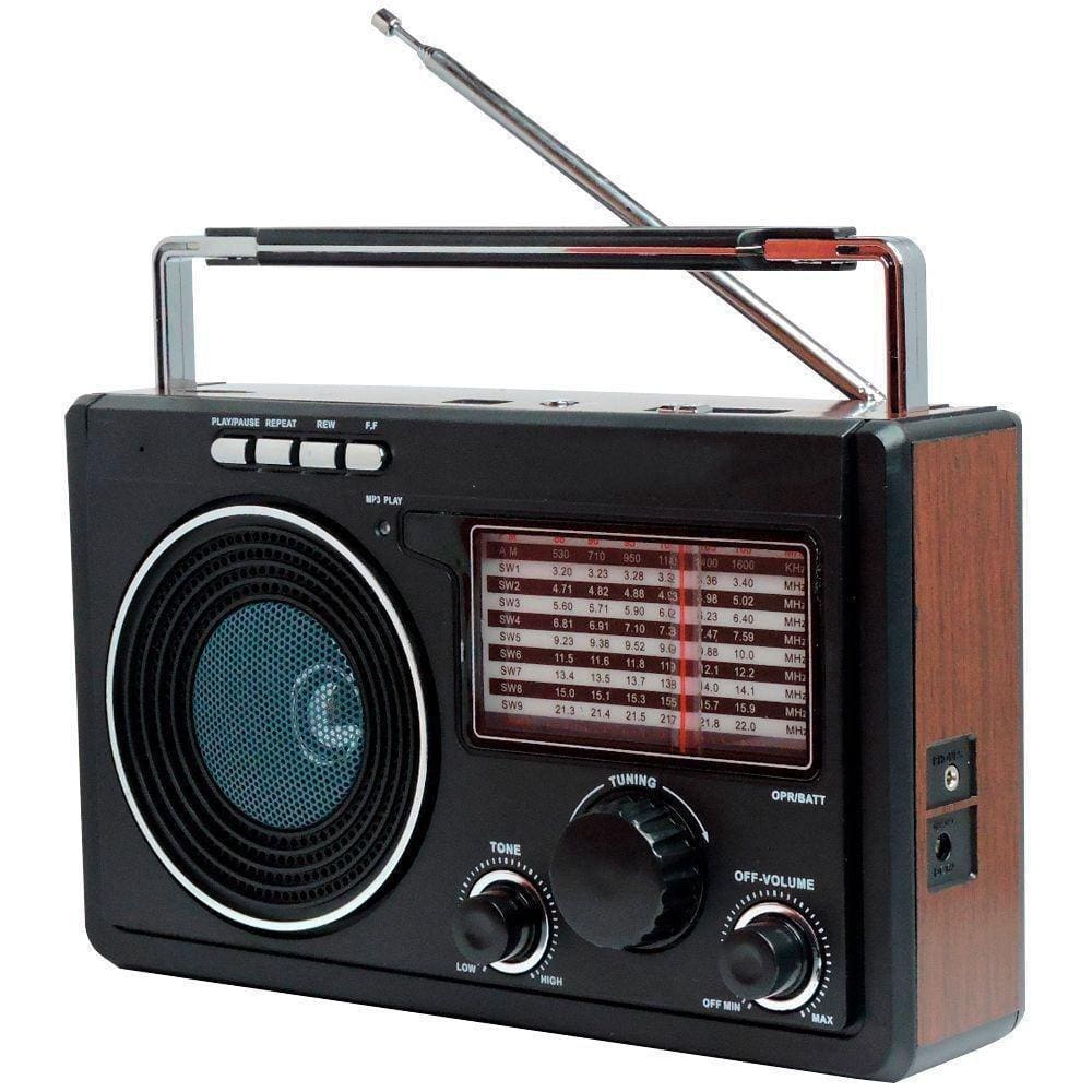 Rádio Retrô Livstar Cnn-686Ru 11 Faixas Am/Fm 3W