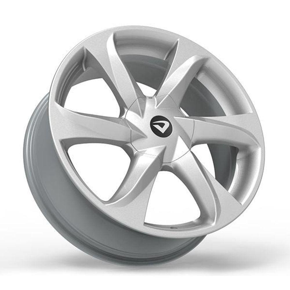 Roda Eagle  New Santorini  17X6,0 4X100/4X108 Et 42 Prata