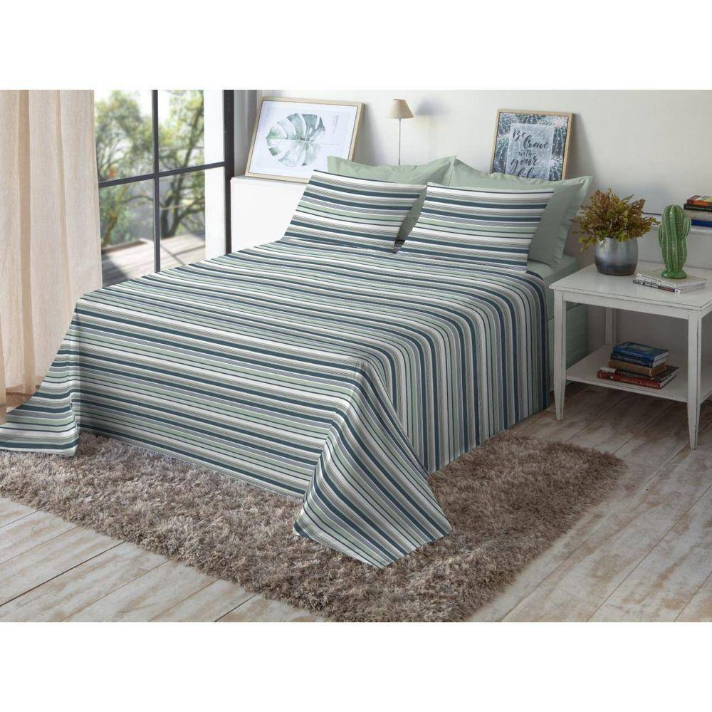 Jogo De Cama Queen Size 180 Fios Fiori - Gabriel 7526