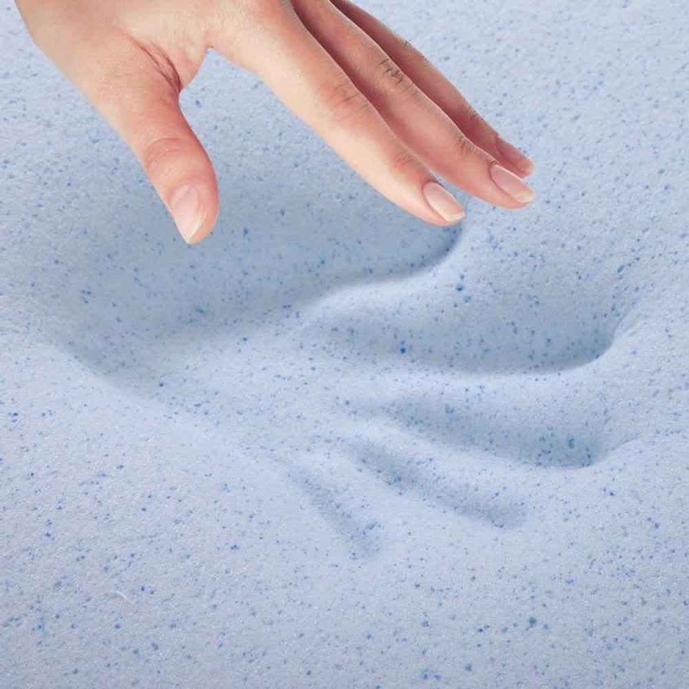 Colchão Pet Viscoelástico Nasa Gel Raças Pequenas Cor AZUL