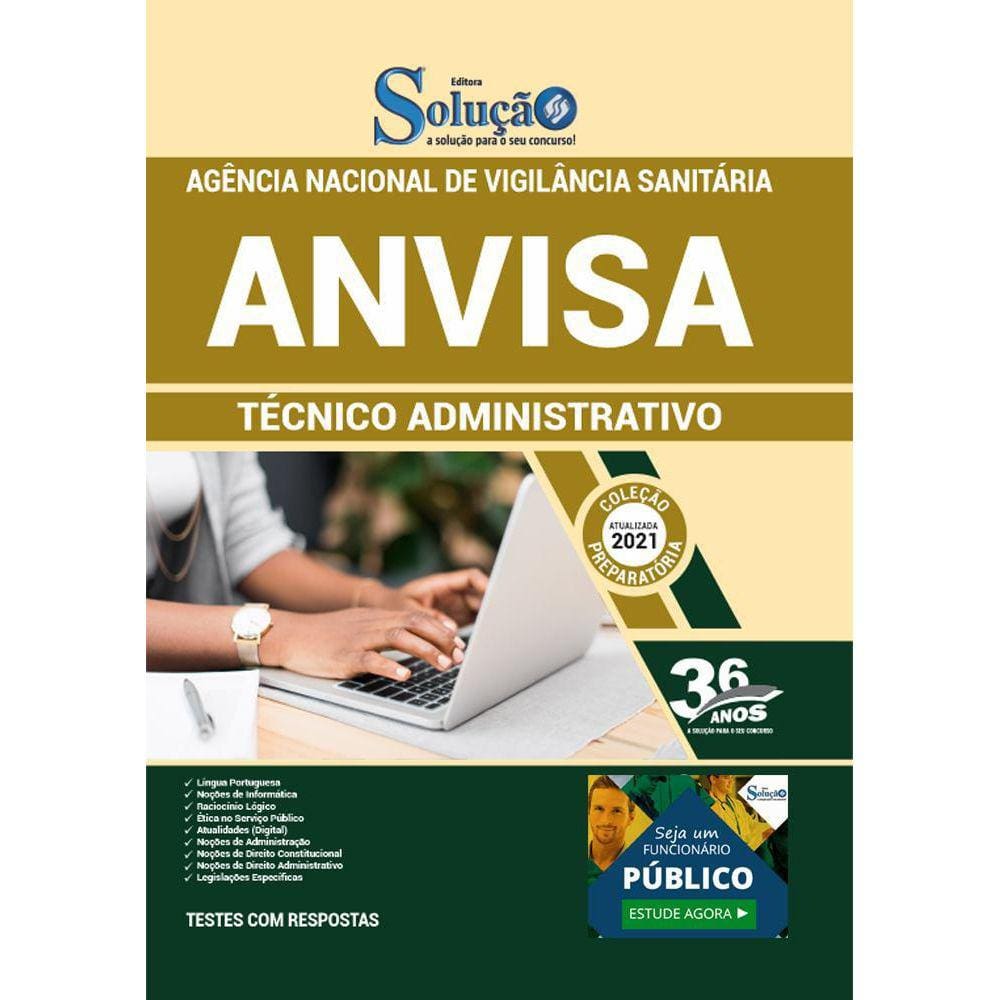 Apostila Anvisa Técnico Administrativo Vigilância Sanitária